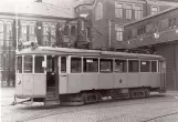 Archive photo: Gothenburg railcar 209 in front of the depot Stampen (1928)