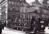 Archive photo: Prague open railcar 500 on Staroměstské náměstí (1940)