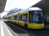 Berlin fast line M10 with low-floor articulated tram 1083 at Hauptbahnhof (2019)