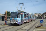 Brno tram line 8 with articulated tram 1720 at Životského (2008)