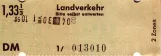 Discount ticket for Kieler Verkehr (KVAG), the front (1981)