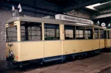 Düsseldorf museum tram 14 inside the depot Betriebshof Lierenfeld (1996)