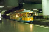 Essen tram line 105 at Hauptbahnhof (1988)