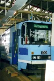 Gothenburg railcar 100 "Praha" inside the depot Gårdahallen (2005)