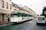 Krefeld tram line 041 with articulated tram 810 at Klinikum (2007)