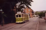 Malmö Museispårvägen with railcar 20 on Banérskajen (1990)