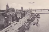 Postcard: Cologne on Frankenwerft (1908)