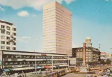 Postcard: Copenhagen tram line 15 in front of Royal Hotel S.A.S. (1961)