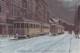 Postcard: Copenhagen tram line 2  Amagerbrogade (1942-1943)