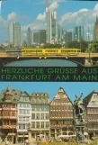 Postcard: Frankfurt am Main on Ignatz-Bubis-Brücke (1984)