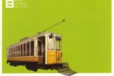 Postcard: Porto railcar 269  Museu do Carro Eléctrico (2008)