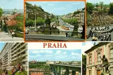 Postcard: Prague on Praha, Václavské Náměstí (1970)