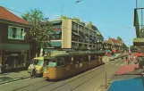 Postcard: Rotterdam tram line 4 with articulated tram 371 on Hillegersberg (1965)