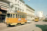 Postcard: Turku tram line 2 with railcar 52 on Eerikinkatu/Eriksgatan (1972)