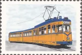 Postcard: Wuppertal articulated tram 3814  (1987)
