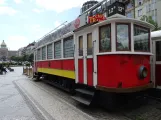 Prague railcar 2077, the back (2024)