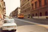 Rome tram line 14 with railcar 2082 at Termini Farini (1981)