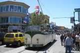 San Francisco F-Market & Wharves with railcar 228 on Jefferson Street (2010)