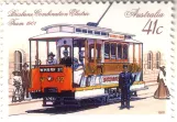 Stamp: Brisbane railcar 47 (1989)