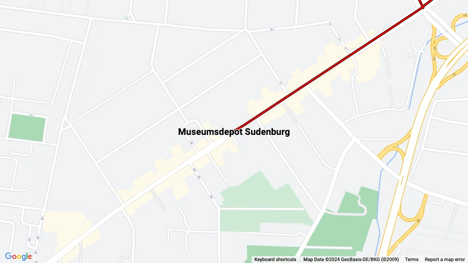 Museumsdepot Sudenburg route map