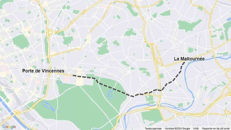 Société des Transport en Commun de la Région Parisienne (STCRP) route map