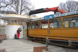 Aarhus museum tram 18 inside Den Gamle By (2013)