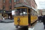 Aarhus museum tram 18 on Ryesgade, front view (2012)