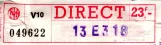 Adult ticket for Brussels Intercommunal Transport Company (MIVB/STIB) (1982)