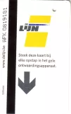 Adult ticket for De Lijn in Gent, the front (2007)