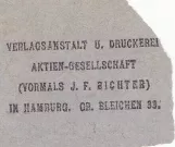 Adult ticket for Hamburger Hochbahn (HHA), the back G N (1920)