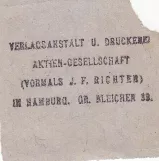 Adult ticket for Hamburger Hochbahn (HHA), the back W t (1920)