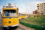 Alexandria articulated tram 836 at Ras El Tin (2002)