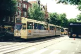 Amsterdam extra line 20 with articulated tram 788 on Rozengracht (2000)