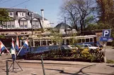 Amsterdam museum line 30 with railcar 401 at Haarlemmermeerstation (1989)