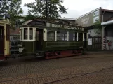 Amsterdam railcar 20 in front of Electrische Museumtramlijn (2022)