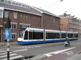 Amsterdam tram line 10 with low-floor articulated tram 2072 on Marnixstraat (2009)
