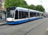 Amsterdam tram line 12 with low-floor articulated tram 2060 at Leidseplein (2022)