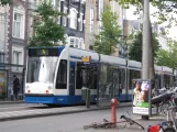 Amsterdam tram line 14 with low-floor articulated tram 2089 at Artis (2009)