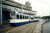 Amsterdam tram line 16 with articulated tram 834 at Museumplein (2002)