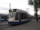 Amsterdam tram line 25 with low-floor articulated tram 2101 at Central Station (2009)
