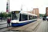 Amsterdam tram line 7 with low-floor articulated tram 2018 at Mercatorplin (2002)