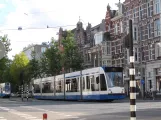 Amsterdam tram line 9 with low-floor articulated tram 2097 on Plantage Middenlaan (2009)