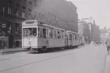 Archive photo: Berlin tram line 51 with railcar 6075 on Uhlandstraße (1930-1939)