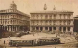 Archive photo: Genoa on Piazza De Ferrari (1920)