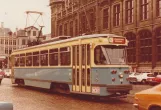 Archive photo: Ghent tram line 4 with railcar 40 on Korenmarkt (1978)