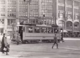 Archive photo: Hamburg tram line 7 with railcar 2041 on Rathausmarkt (1928)