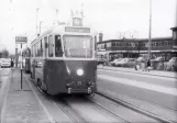 Archive photo: Malmö tram line 4 with railcar 71 on Erikslustvägen (1973)