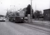 Archive photo: Malmö tram line 4 with railcar 71 on Linnégaten (1973)