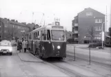 Archive photo: Malmö tram line 4 with railcar 74 on Linnégaten (1973)