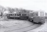 Archive photo: Malmö tram line 4 with railcar 78 at Limhamn Sibbarp (1973)